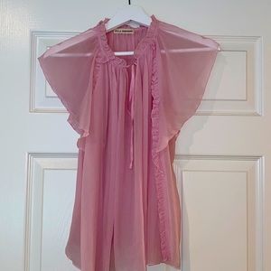 Ulla Johnson pink flows top!